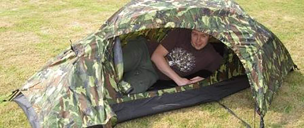 ミルテック Mil-Tec テント 一人用 One Man TENT RECOM - WOODLAND