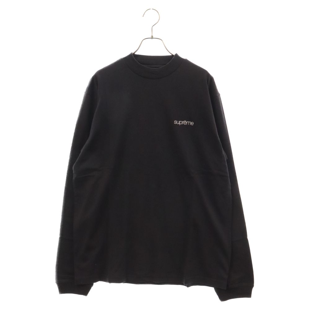 Supreme ブラック 長袖カットソー L Mock Neck L/S Top Supreme ブラック 長袖カットソー L Mock Neck L/S Top
