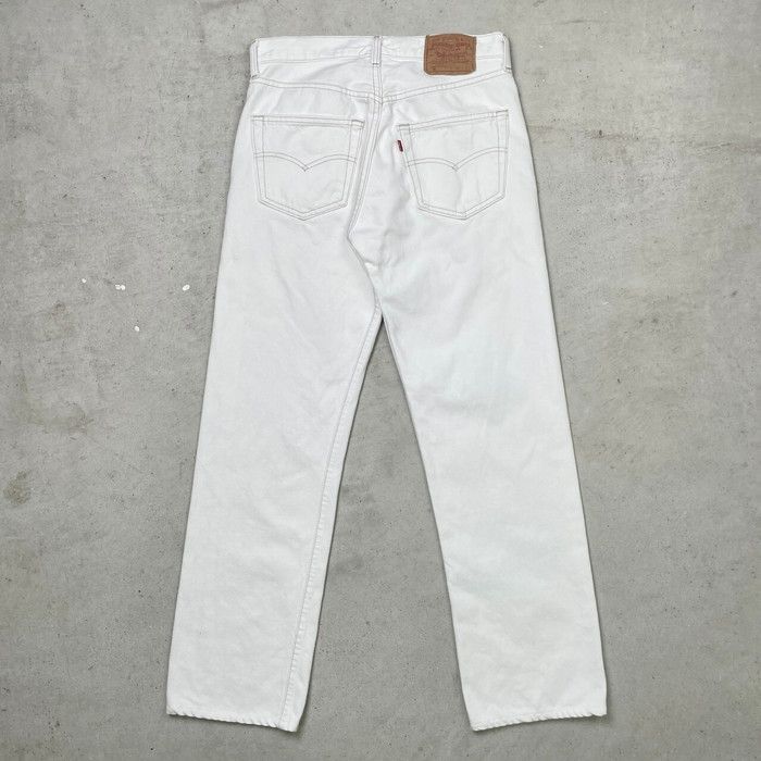 USA製 90s Levi's リーバイス 501 ホワイトデニムパンツ W30