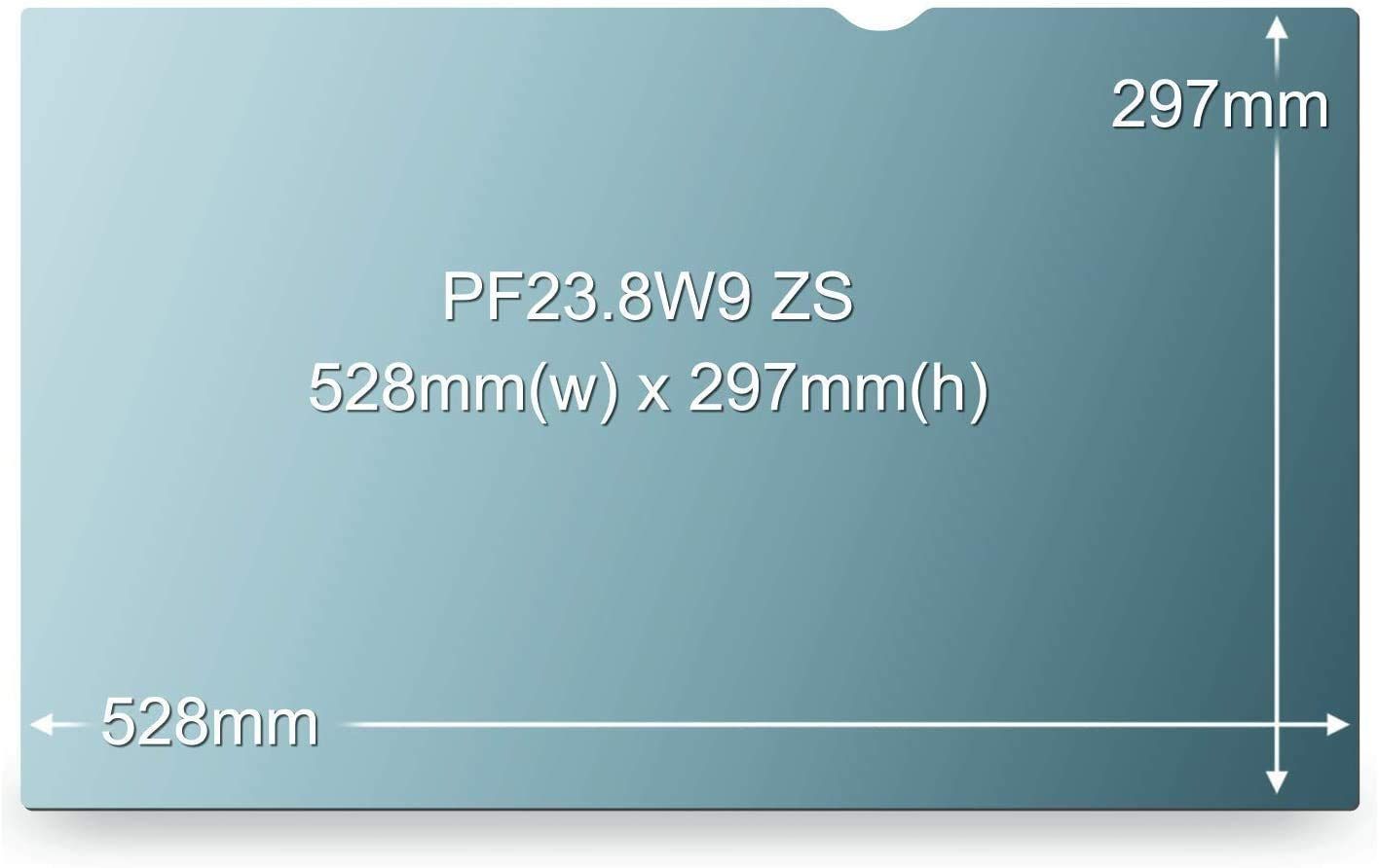 特価セール】PF23.8W9 モニター用 紫外線カット 個人情報保護 ZS