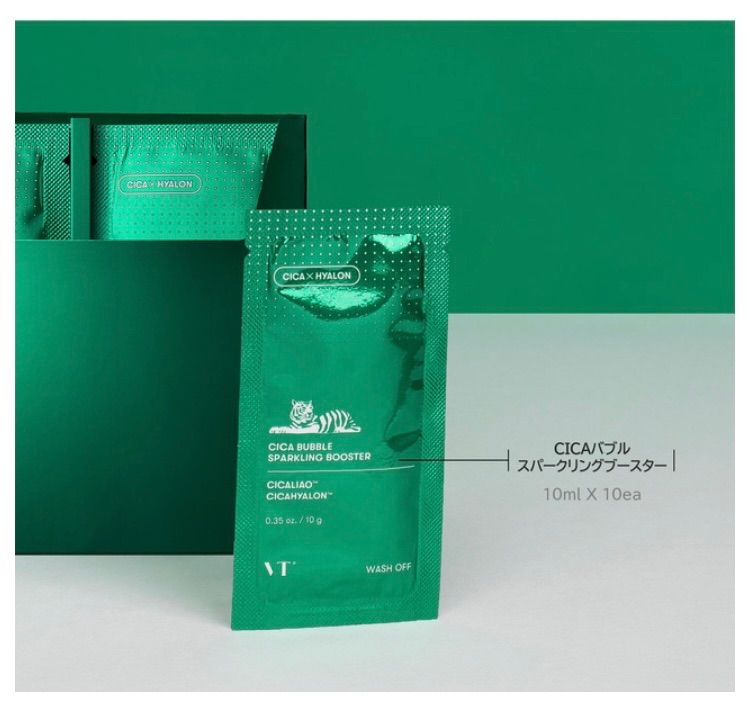 VT シカ CICA バブルスパークリングブースター 10g × 10個 20箱 Amazon | VTCOSMETICS(ブイティコスメテックス) VT シカ CICA