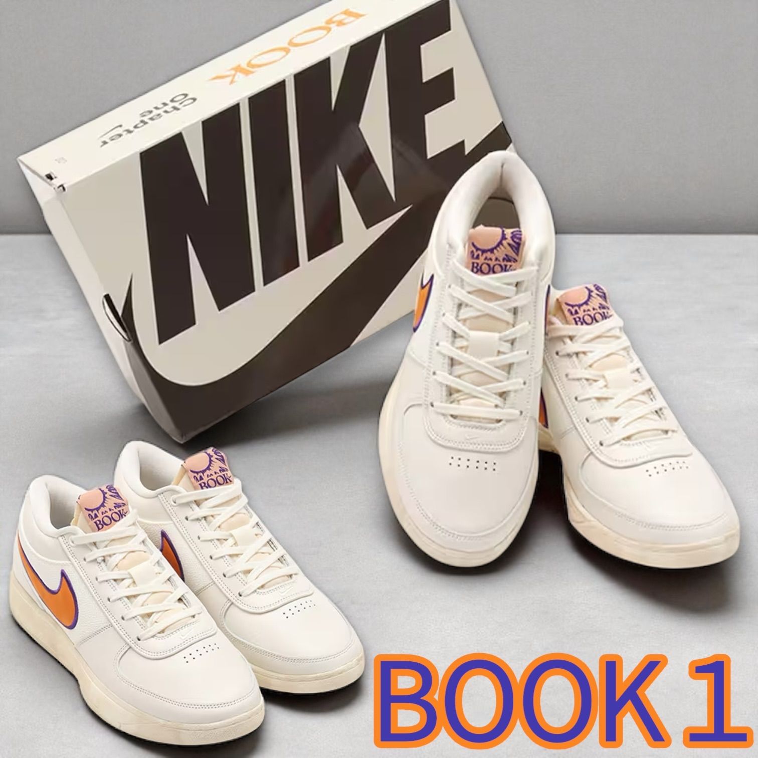 シューズ(男性用) 28cm NIKE BOOK1 EP SAIL/CLAY ORANGE Nike Book 1 EP Sail / Clay Orange - May 2025 - FJ4250106