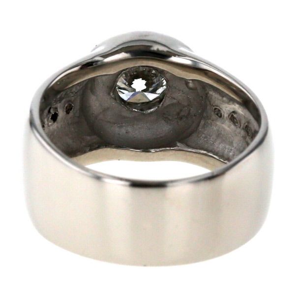 Pt900 プラチナ リング ダイヤモンド 0.94ct/0.195ct ラウンド 
