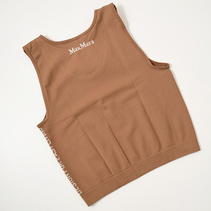 【Max Mara】ノースリーブ ジャンプスーツ ロゴ Max Mara】ノースリーブ ジャンプスーツ ロゴ