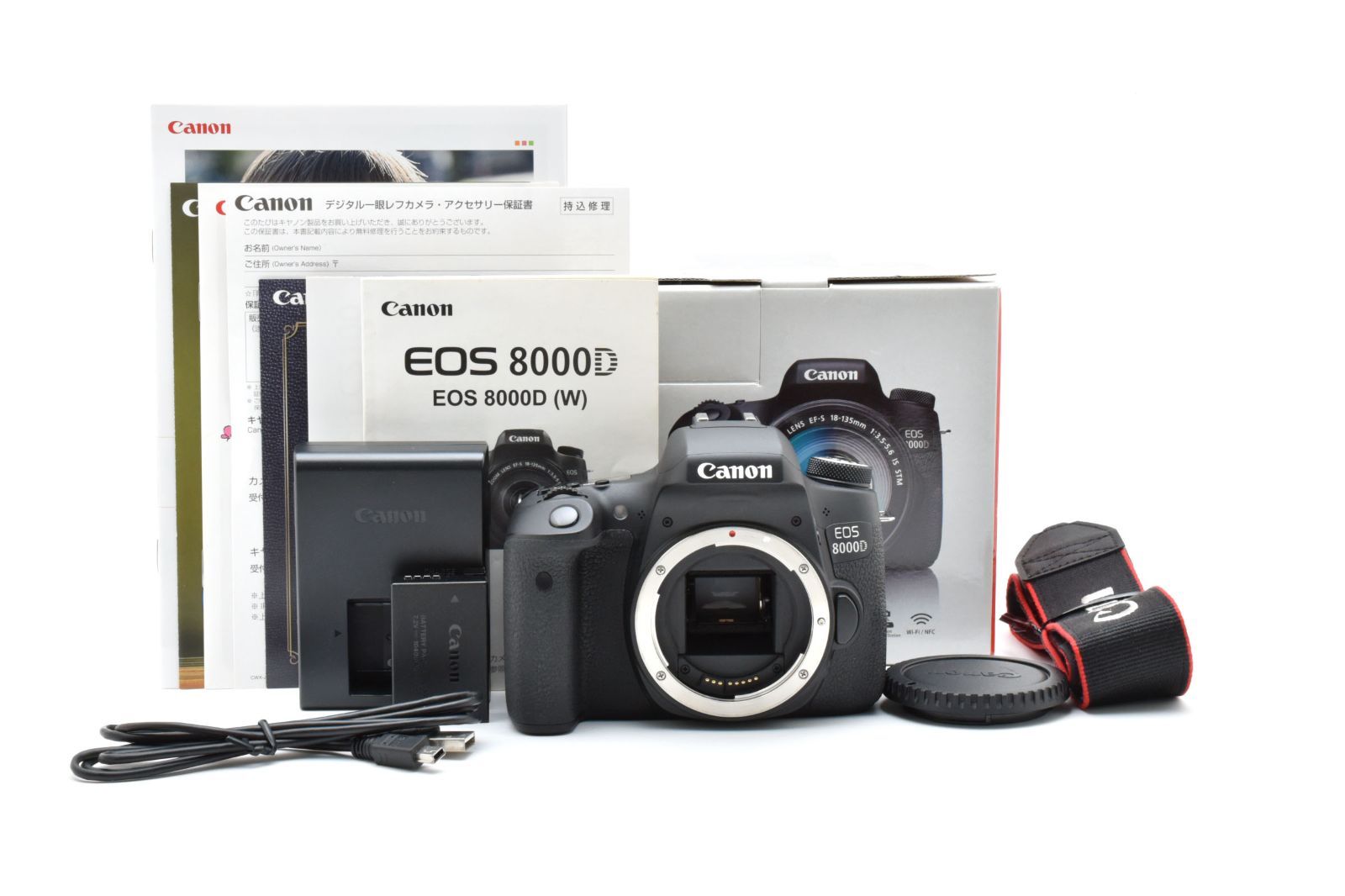 美品、元箱付】EOS 8000D ボディ Canon キャノン 【公式通販】