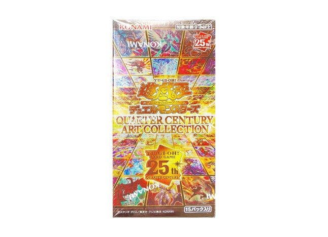 QUARTER CENTURY ART COLLECTION 未開封 10BOX Konami Yugioh OCG Quarter Century Art Collection 5packs