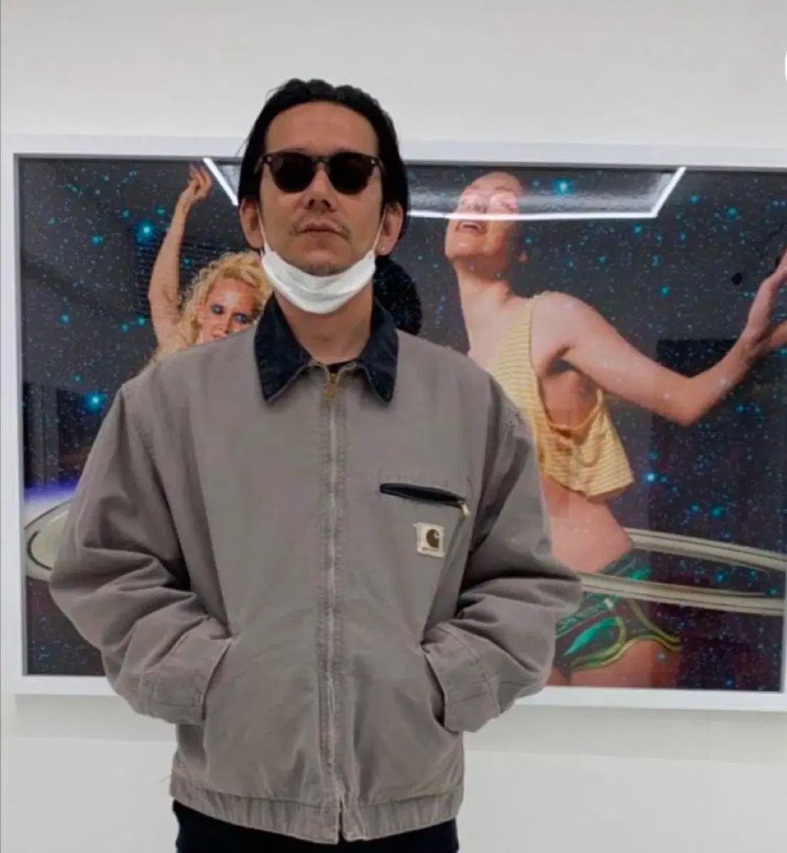 【Garage】カーハート デトロイトジャケット J76 CMTセメントL そるびー】カーハートデトロイトジャケット J76 CMTセメント 2XL そる