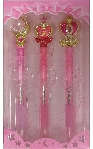 ペン うさぎ＆ちびうさ プリズムステーショナリー ムーンパワーボールペンセット 3本組 美少女戦士セーラームーン バンダイ