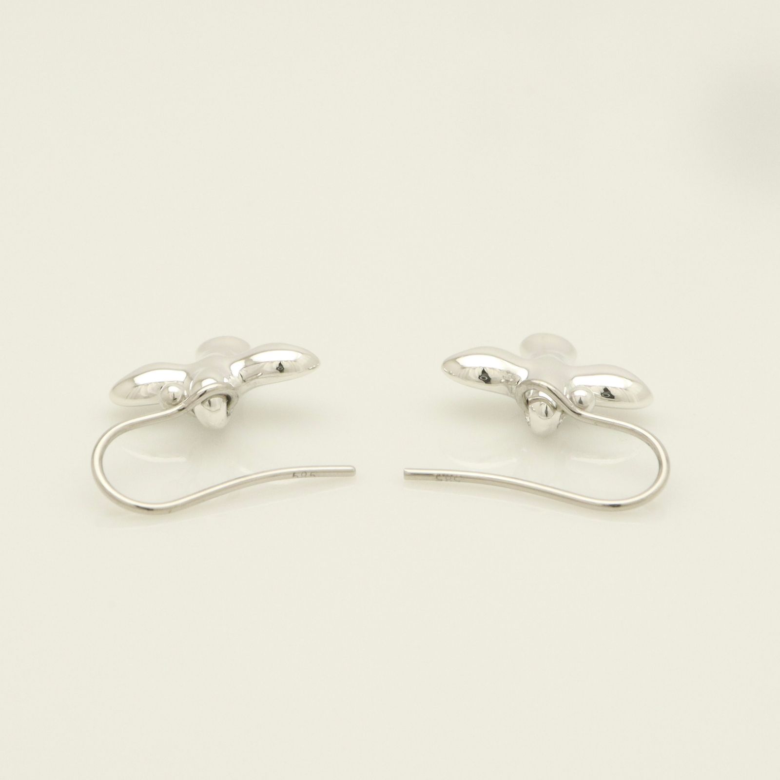 TIFFANY&Co. ティファニー バードクロス ピアス フック 750YG