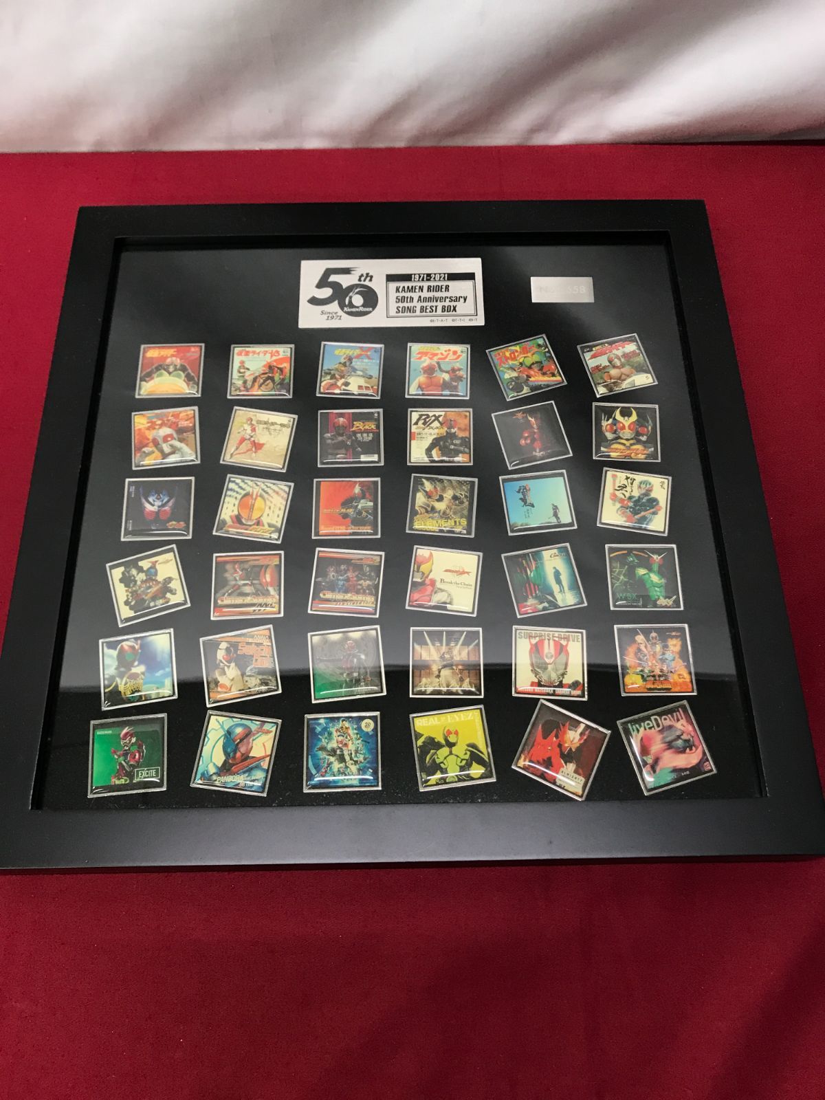 仮面ライダーピンバッジ　50th anniversary song BEST 仮面ライダー 50th Anniversary SONG BEST BOX(CD18枚組)(限定盤
