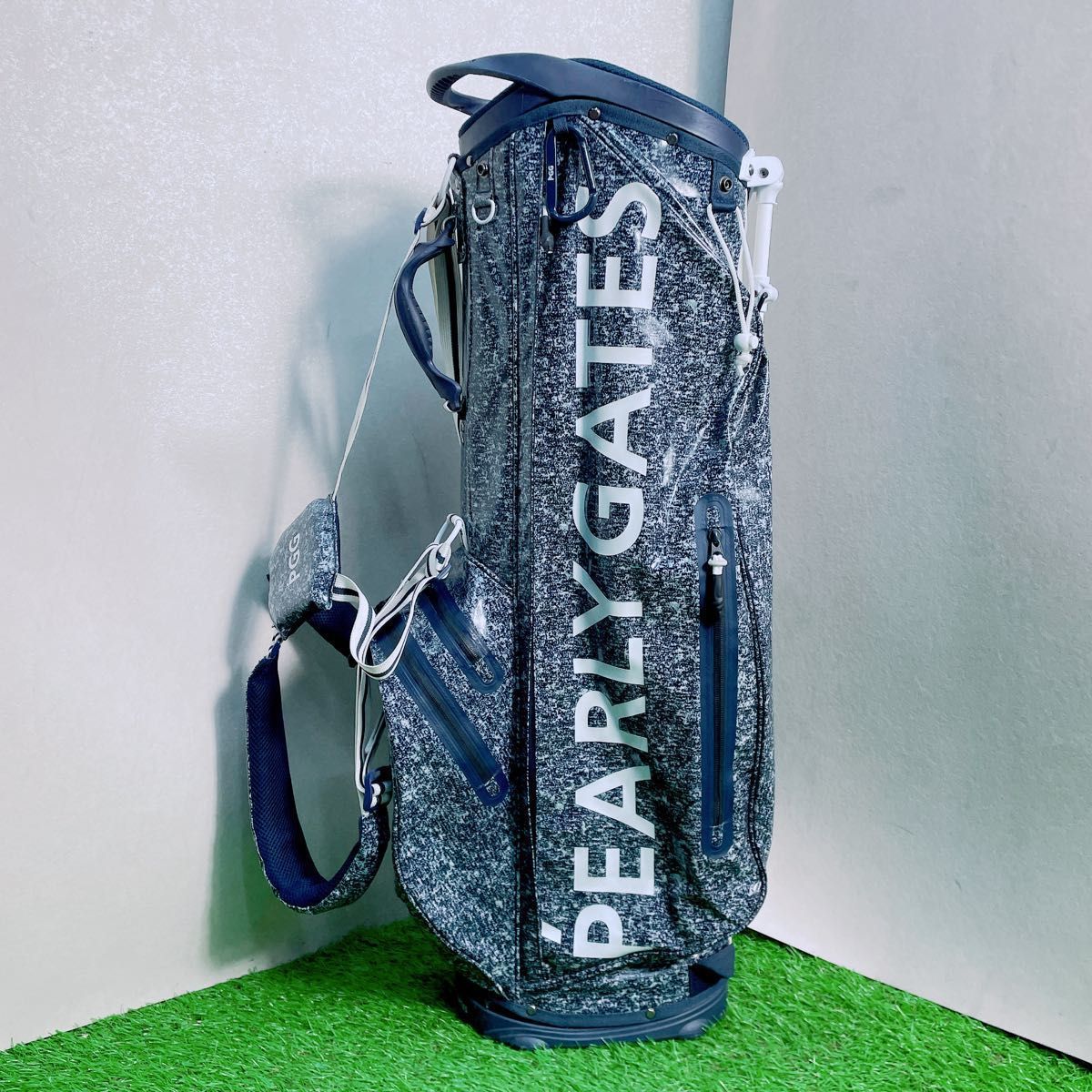 ゴルフ キャディバッグ スタンド式 パーリーゲイツ PGG NTA0252 中古