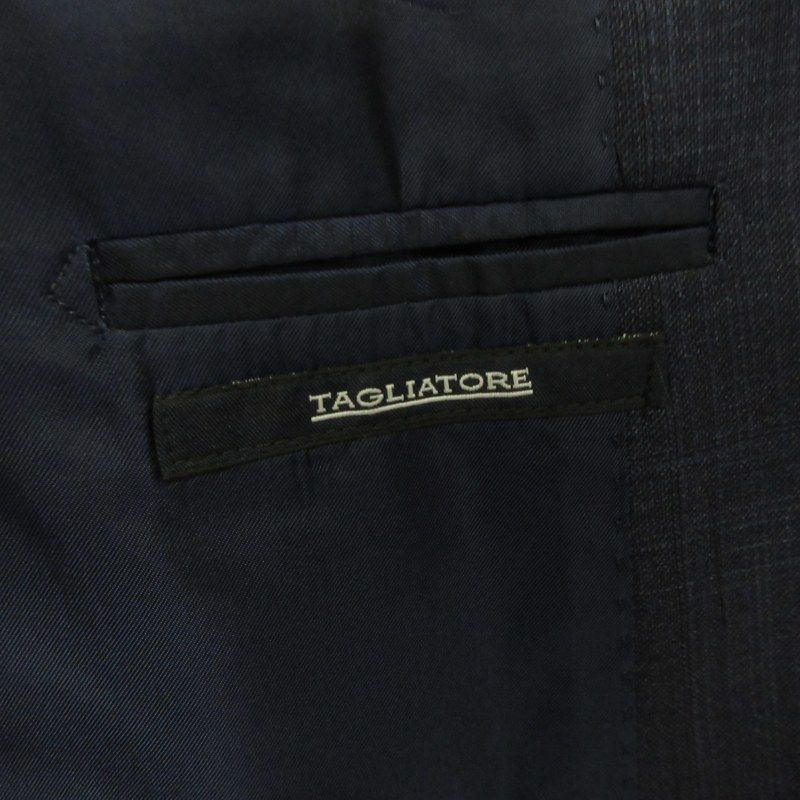 <美品>TAGLIATORE REDA ネイビー ウール スーツ サイズ50 美品>TAGLIATORE REDA ネイビー ウール スーツ サイズ50 タリアトーレ