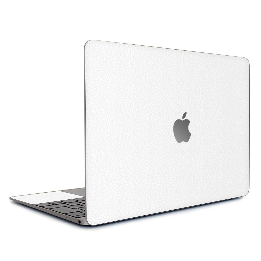 wraplus スキンシール MacBook Pro 15 インチ 2019 2018 2017 2016 対応 [ホワイトレザー]