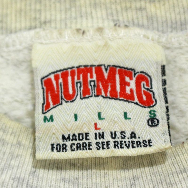 90s USA製 vintage NUTMEG ウィスコンシン WISCONSIN スウェット