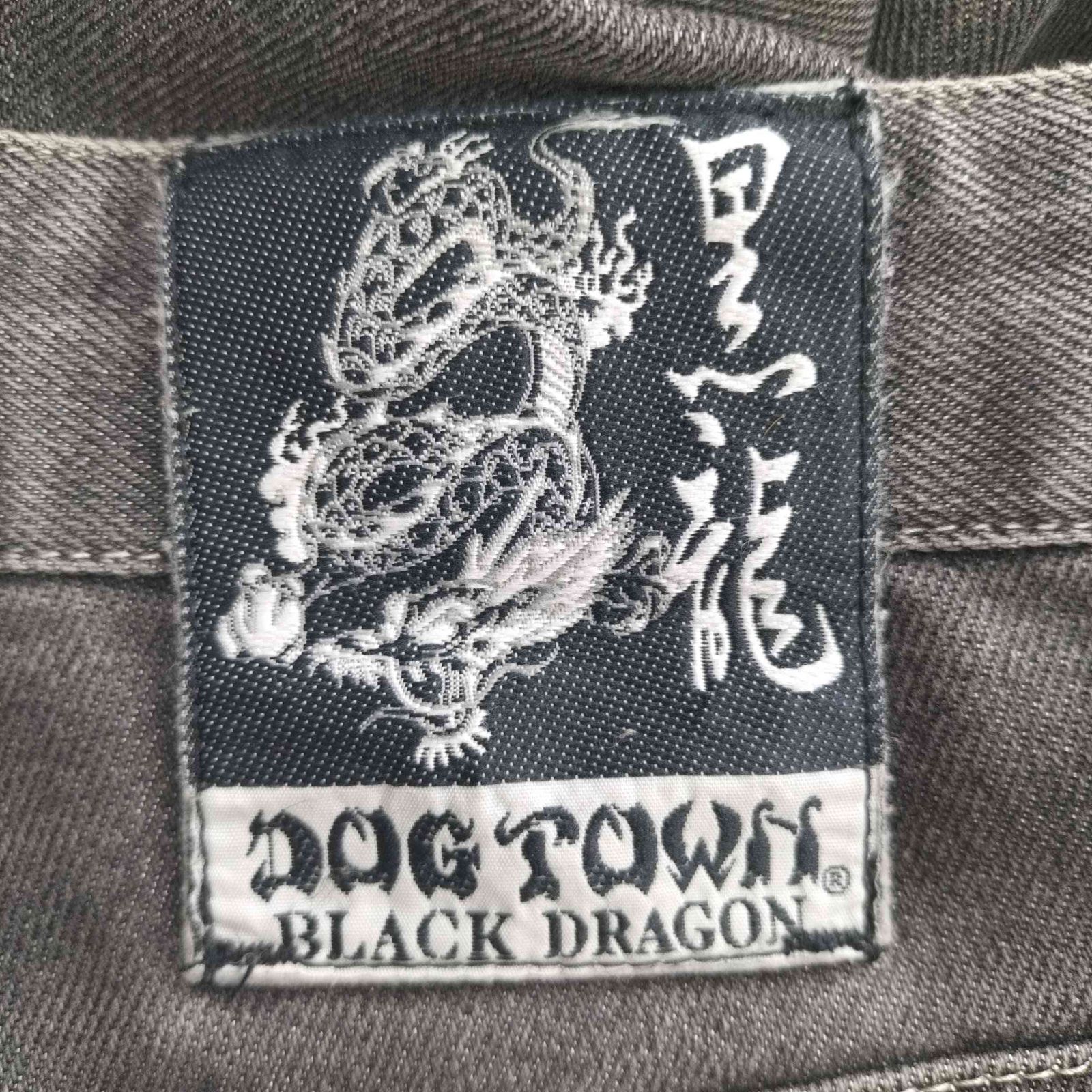ドッグタウン DOG TOWN バギーペインターデニムパンツ 黒龍 刺繍 