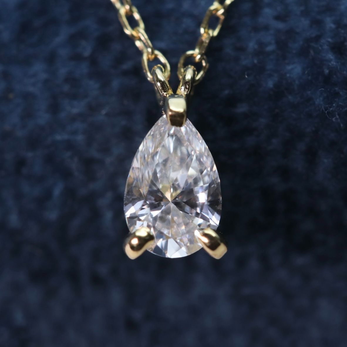 LKサロン K18 ダイヤモンド 0.20ct Baby SHIZUKU しずく ペアシェイプ  