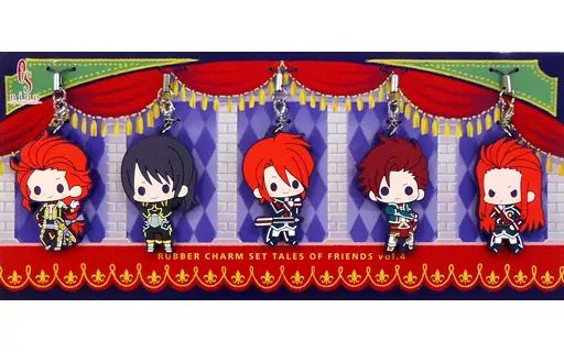 中古】ストラップ(キャラクター) 集合 ラバーストラップセット(5