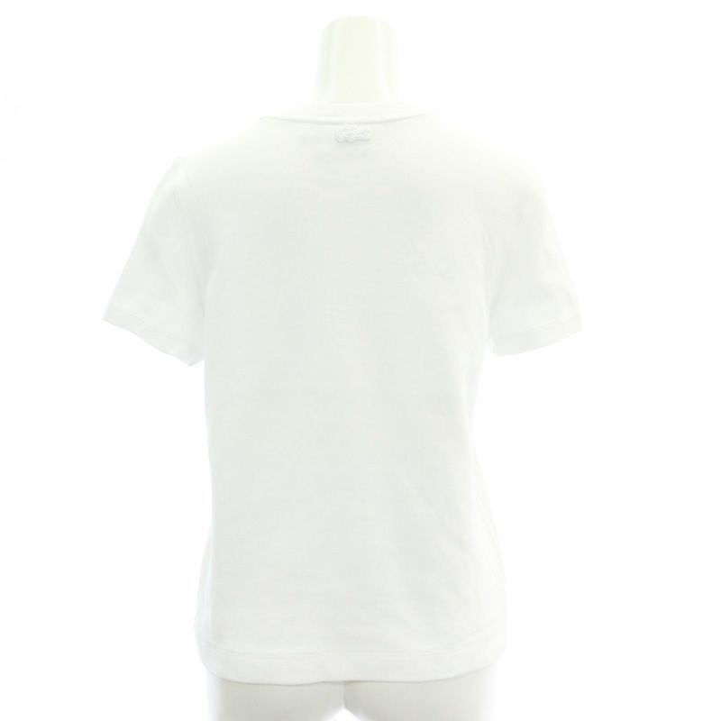 ラコステLACOSTE レースクロックグラフィッククルーネックTシャツ ラコステ LACOSTE Made In France レースクロックグラフィック