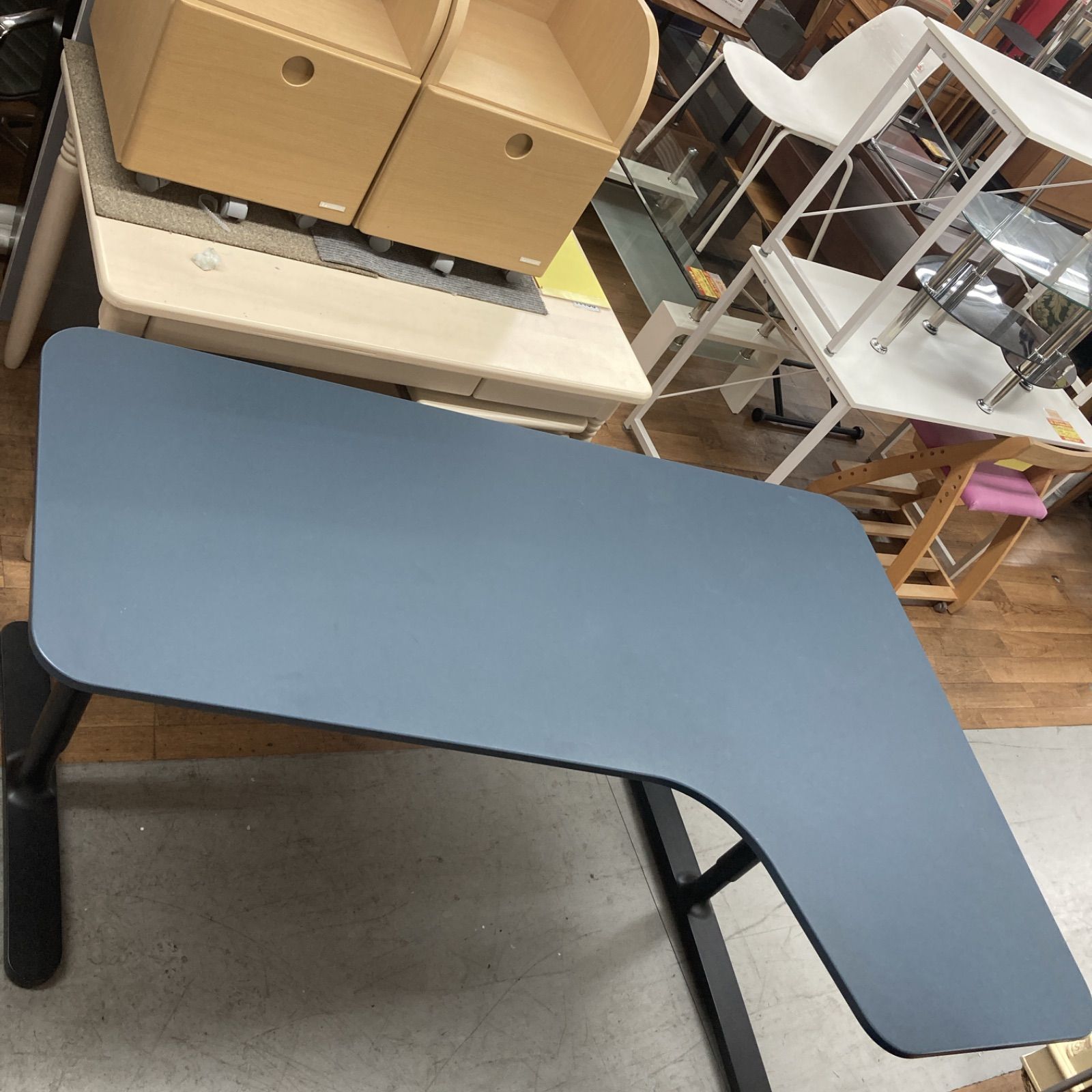 IKEA イケア BEKANT ベカント 昇降コーナーデスク 右コーナー 幅160cm 