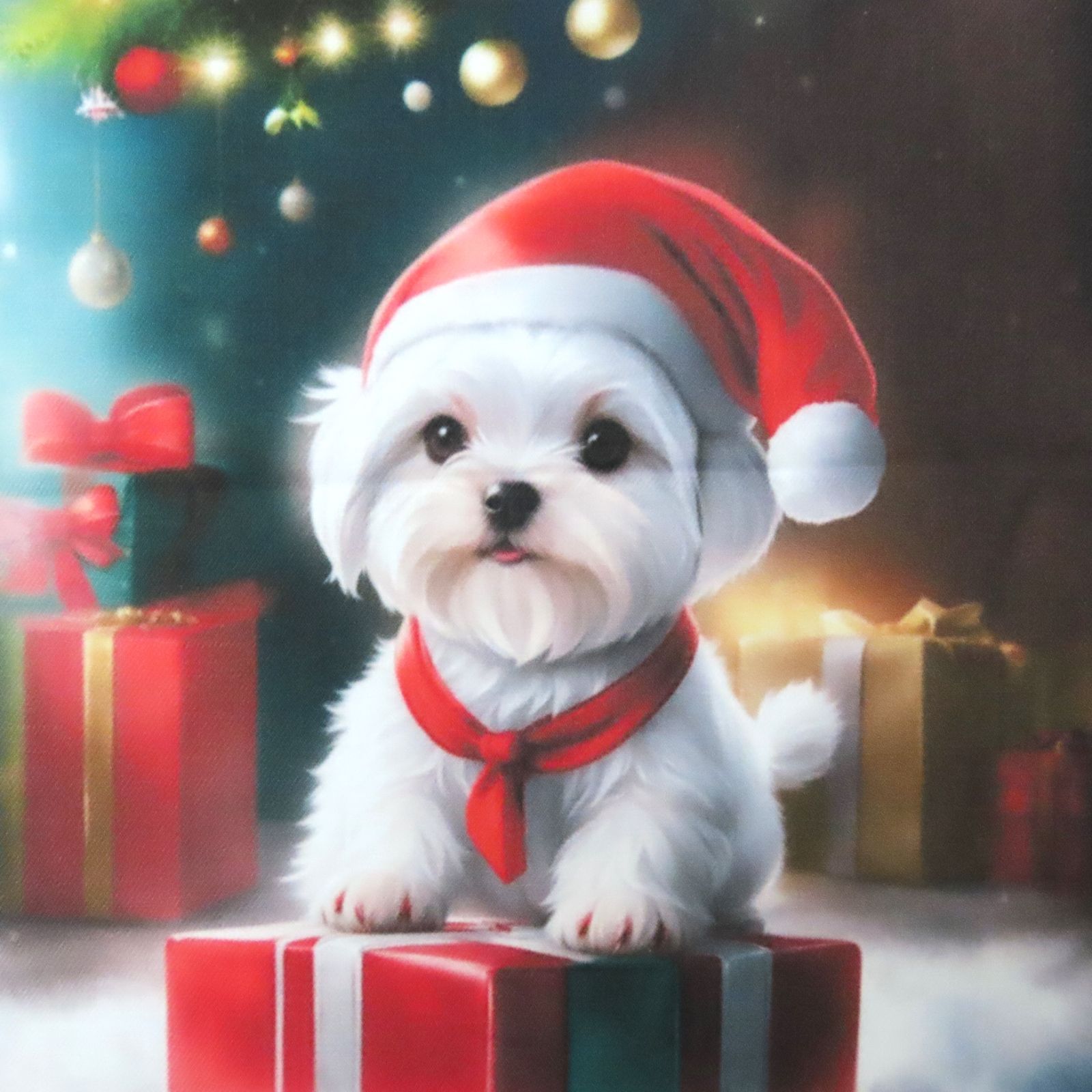 ゆきちゃん限定】X1174 マルチーズ クリスマス パネル No179 - メルカリ 