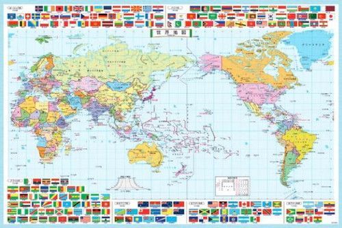 新品 ジグソーパズル 1000ピース 世界地図 50x75cm 12-068s [佐川急便]