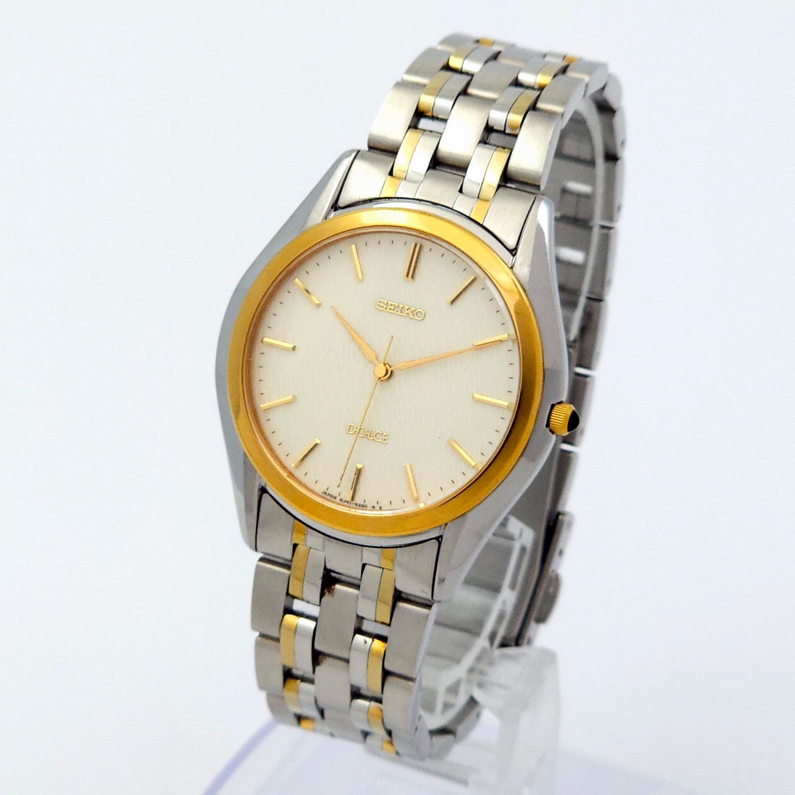 ☆良品 SEIKO セイコー ドルチェ 8J41-6160 QZ 動作品 コンビ - メルカリ