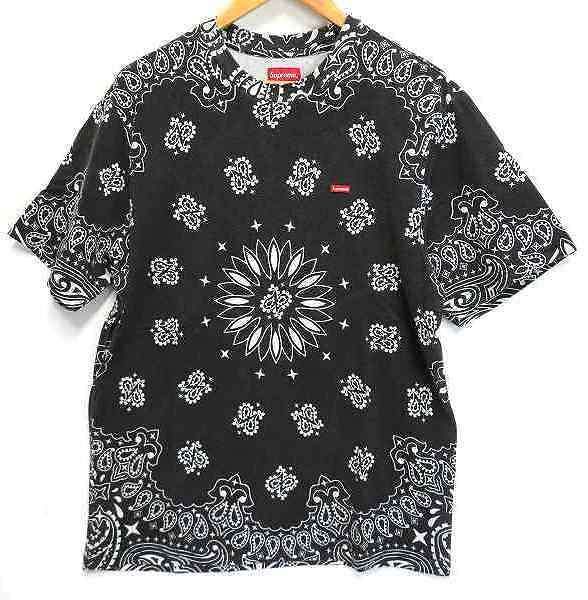 s24g-633x【中古】Supreme ｼｭﾌﾟﾘｰﾑ21SSSmall Nox TeeBlackBandana/MediumTシャツ