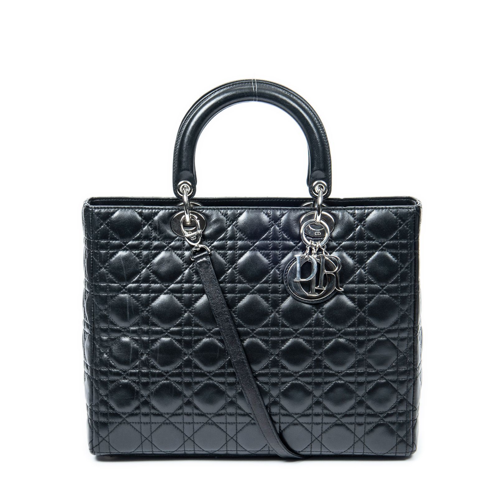 DIOR ディオール・レディ ディオール ラージ ジップ・黒