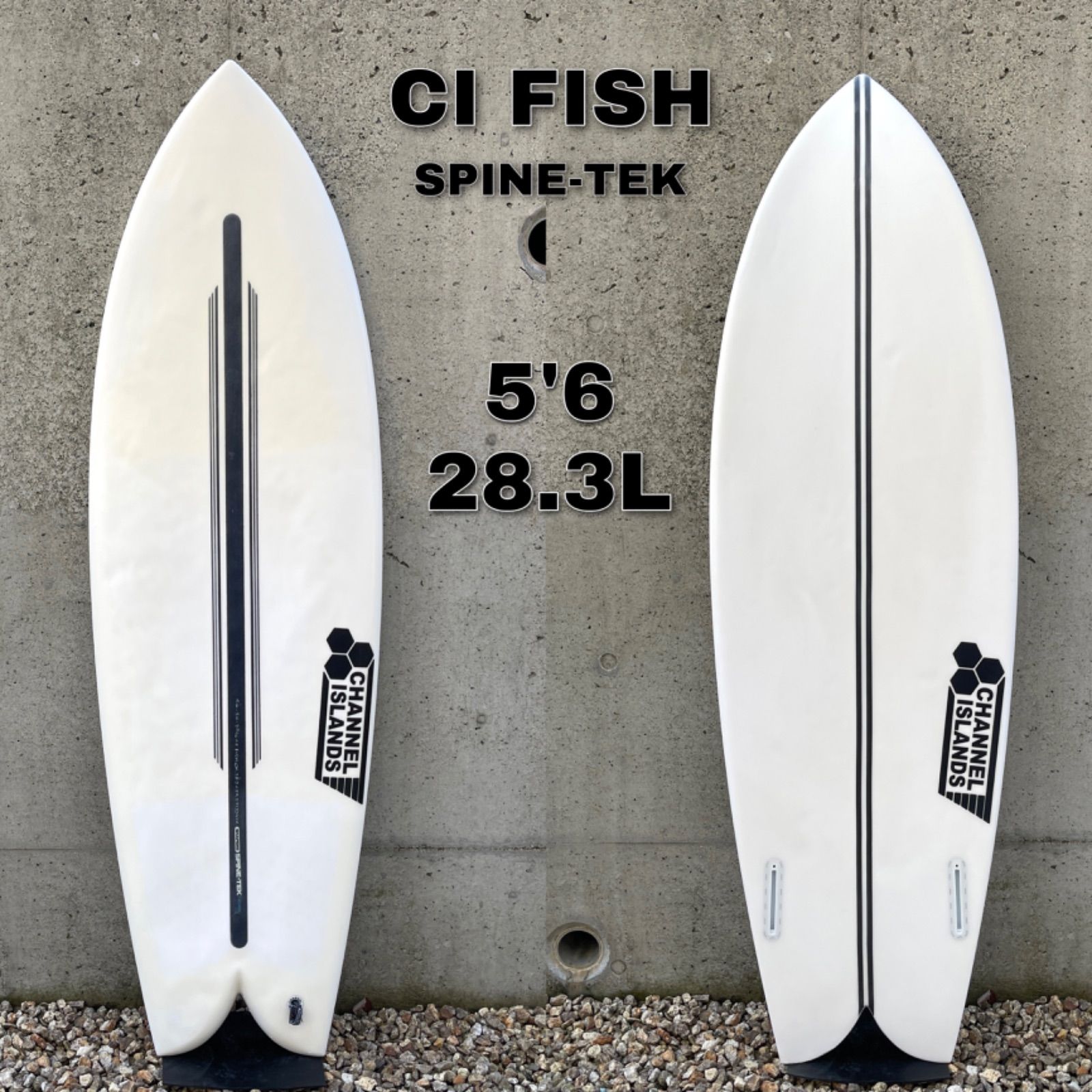 送料無料 Channel Islands CI FISH SPINE-TEK 5'6 チャンネル