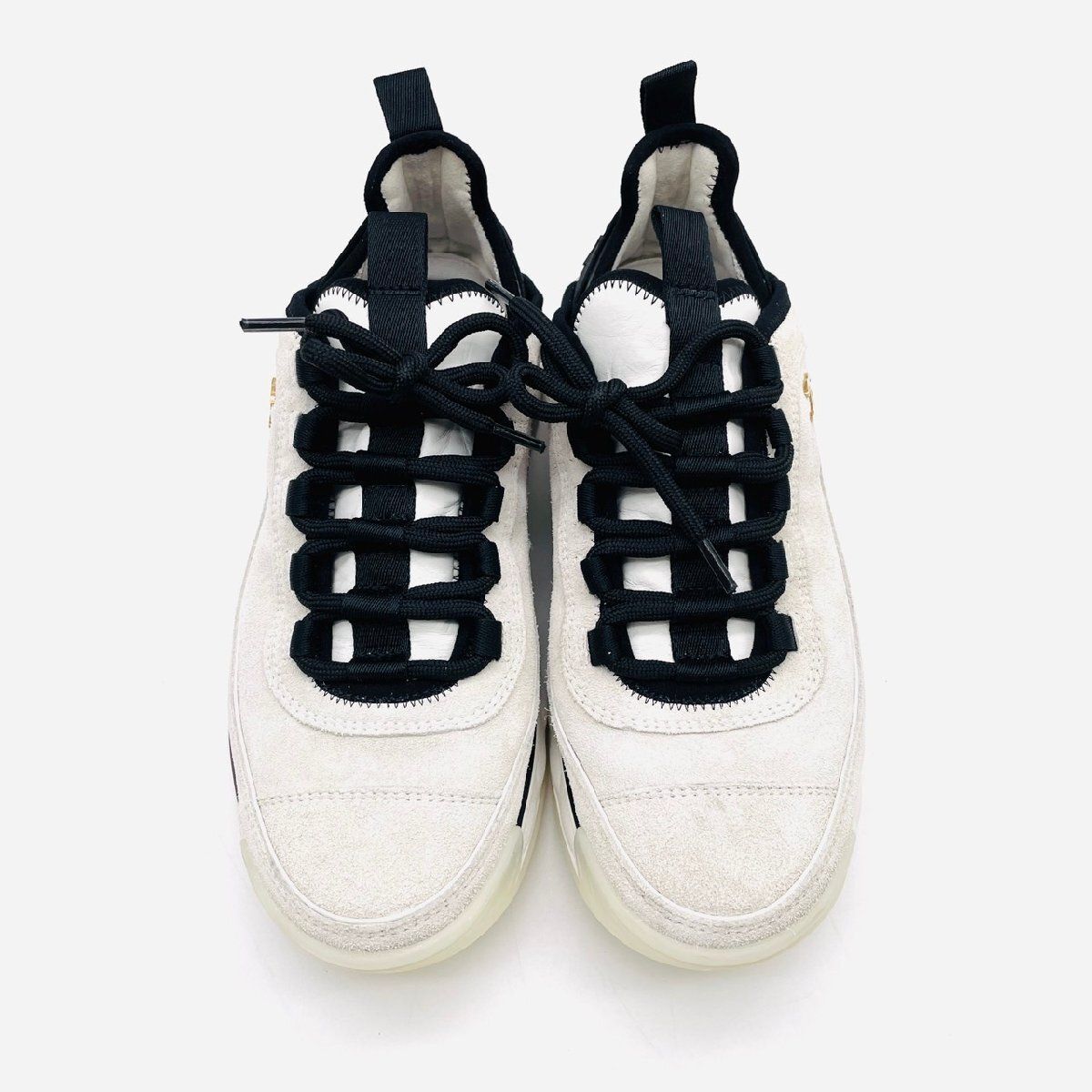 シャネル CHANEL スニーカー G45331 ホワイト ブラック スエード