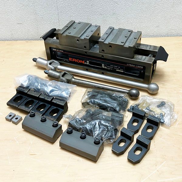 ナベヤ/ERON ロックタイト5軸マシンバイス LT5AU-100FM ○73981