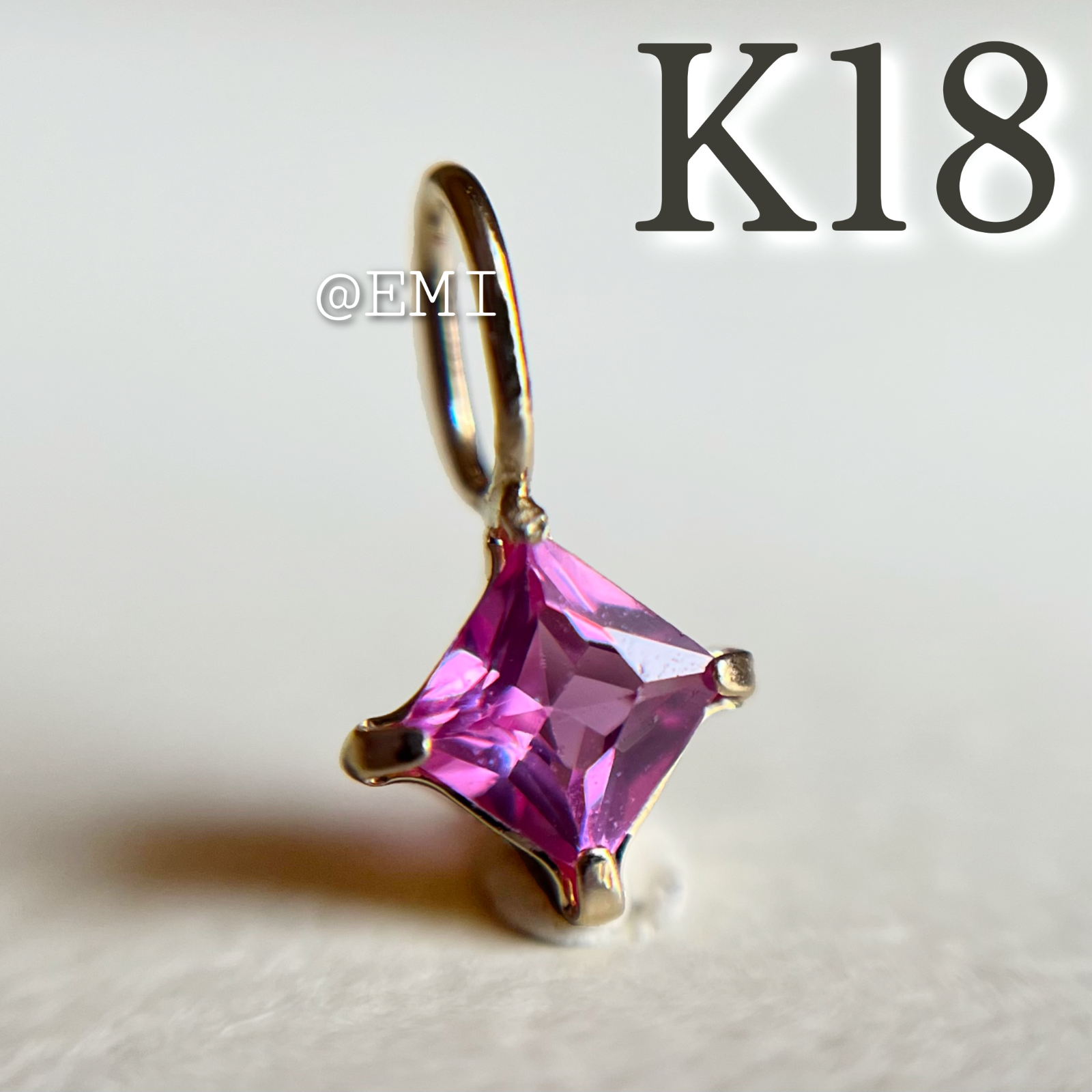 在庫処分大特価 上質❗️ビビッドカラー✨計0.64CT✨プラチナピンク