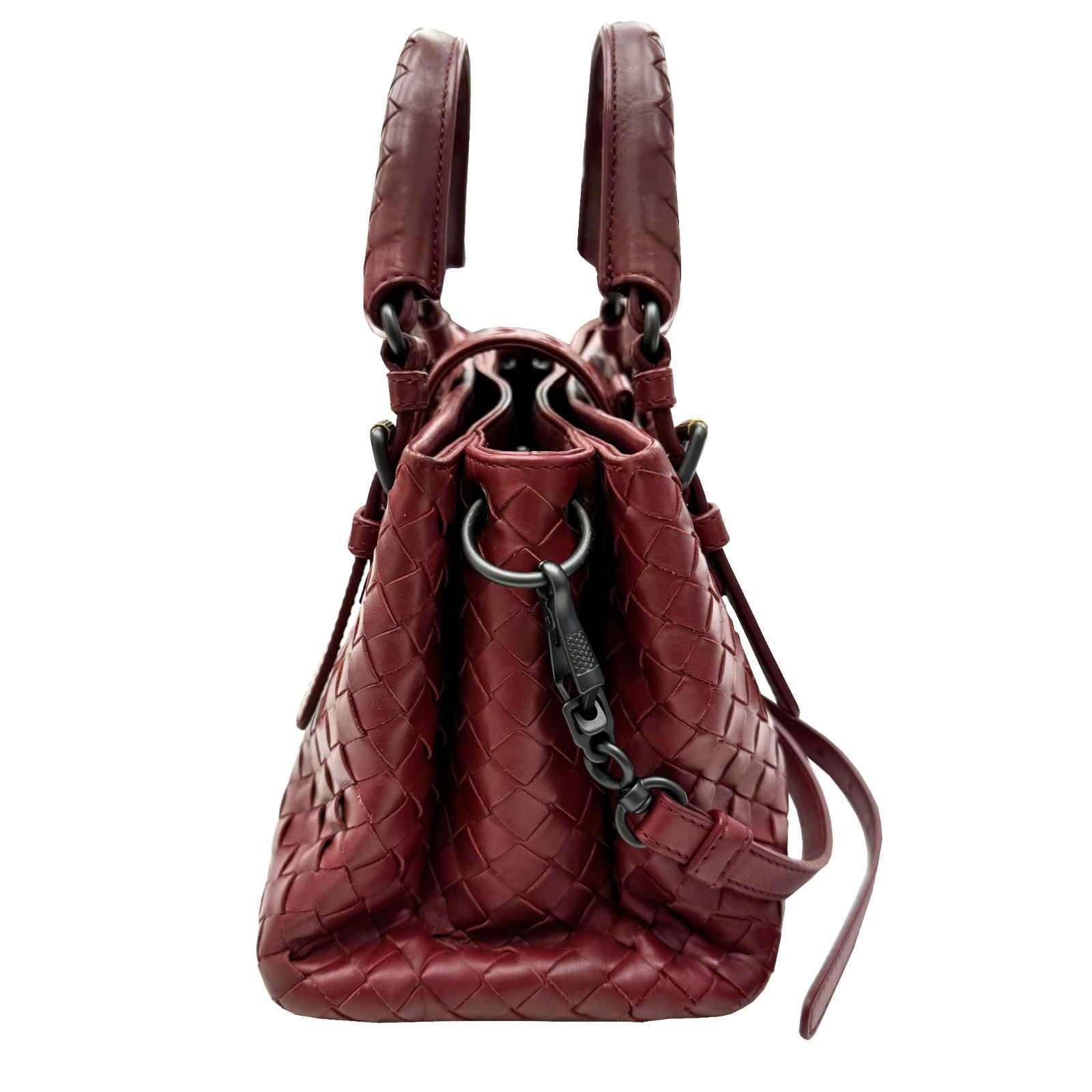 ボッテガ ヴェネタ BOTTEGA VENETA ベビー ローマ ハンドバッグ 2WAY 