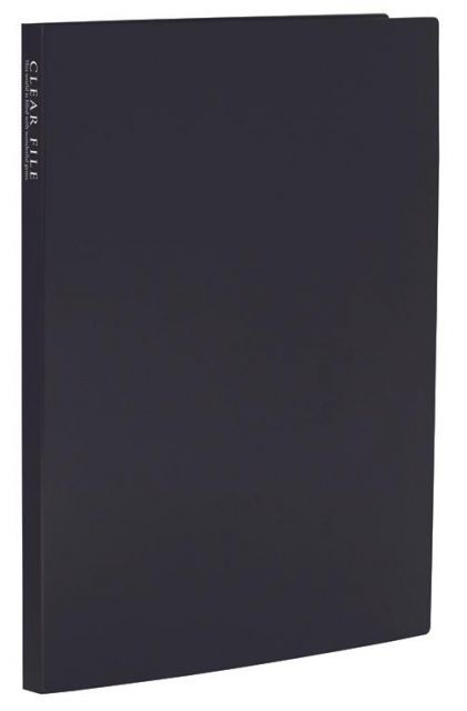 まとめ セキセイ クリヤーファイル 高透明 ブラック KP-2512-60 ×20セット