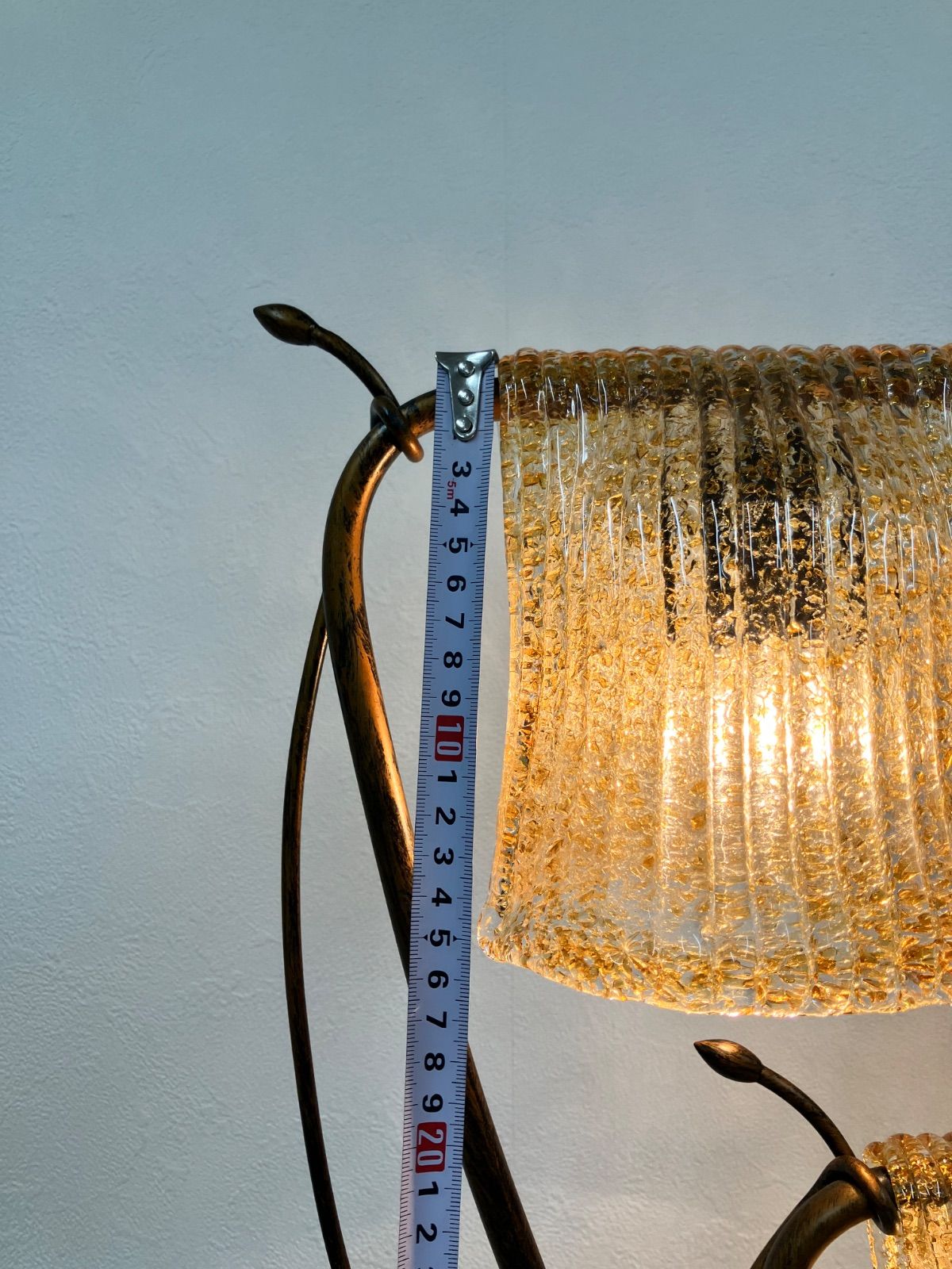 ガラスシェード フロアスタンドランプ