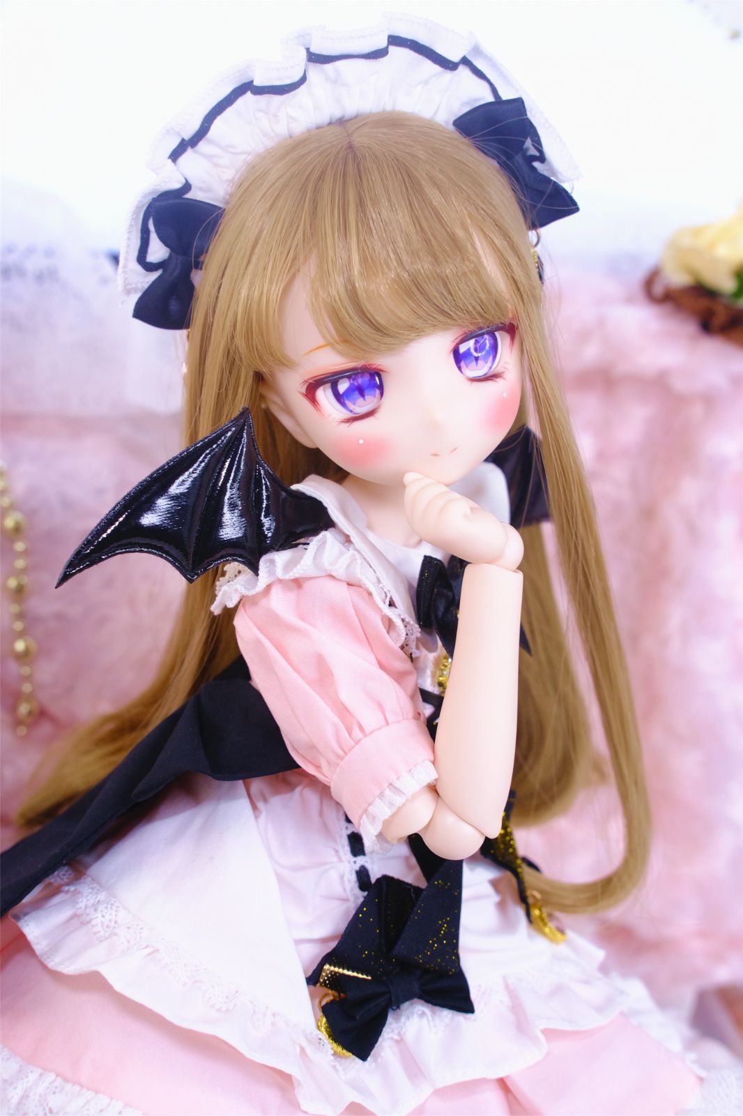 Limor』新品 DDH-29 セミホワイト肌 カスタムヘッド＋試作アイ MDD向け 