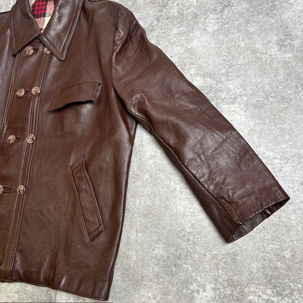 【60s／希少】ユーロビンテージ コルビジェレザージャケット　良好コンディション Le Corbusier Jacket レザージャケット コルビジェジャケット