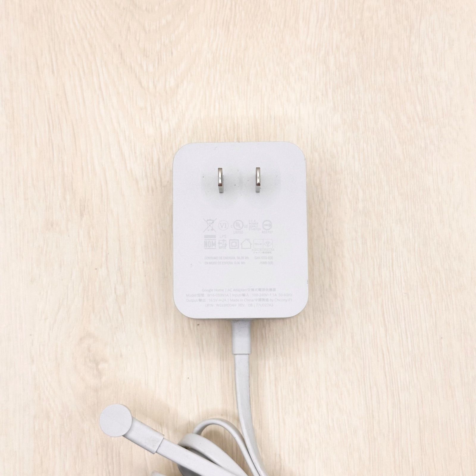 W16-033N1 グーグル Google Home Nest Hub Mini ACアダプター アダプタ