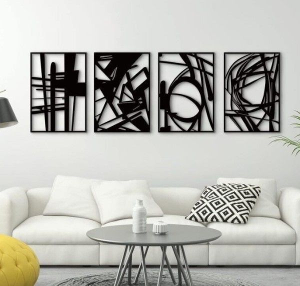 4点セット 幾何学模様