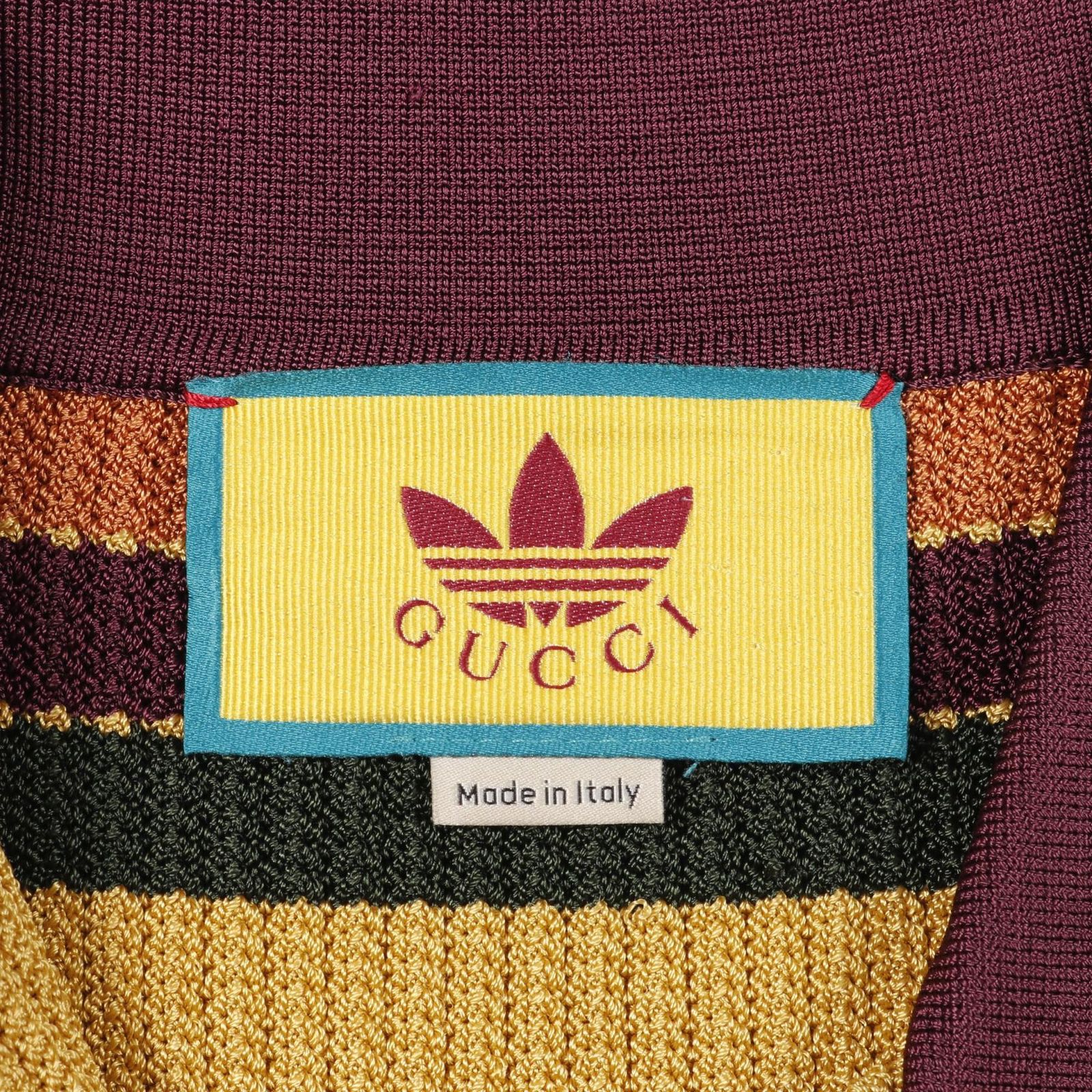 新品タグ付GUCCI グッチ服 adidasアディダスコラボポロニット 新品タグ付GUCCI グッチ服 adidasアディダスコラボポロニット