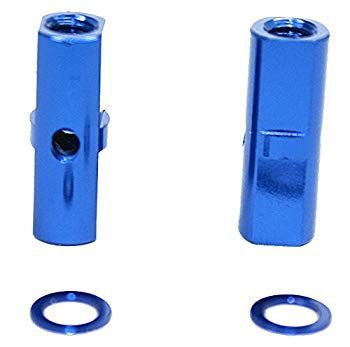 【中古】スクエア アルミポストセット 13.5L (濃ブルー) 0.5tカラー付 2個入り SGE-5013BY w17b8b5