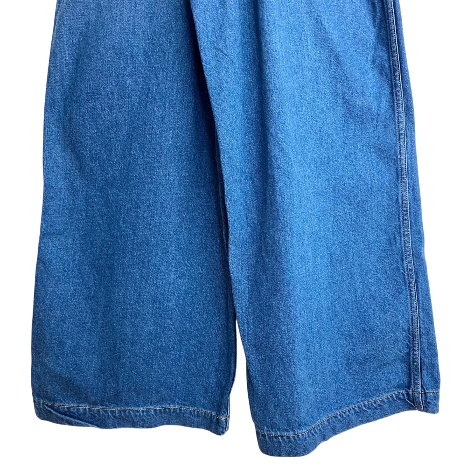 ワイドデニムパンツ