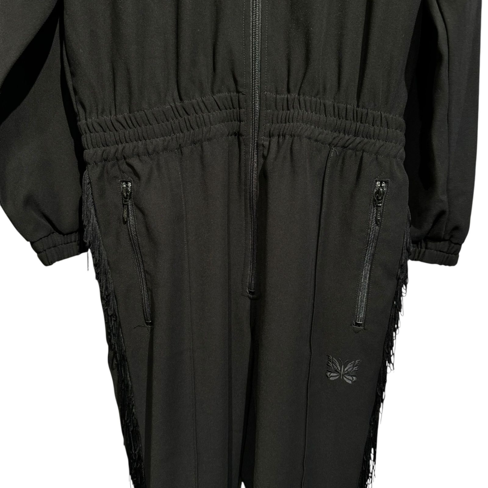 CITYSHOP NEEDLES ジャンプスーツ 黒 フリンジ