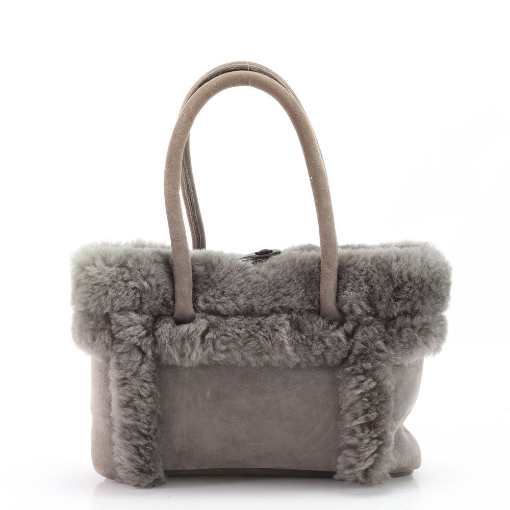 UGG アグ ムートン ファー レザー トート バッグ 肩掛け ショルダー  