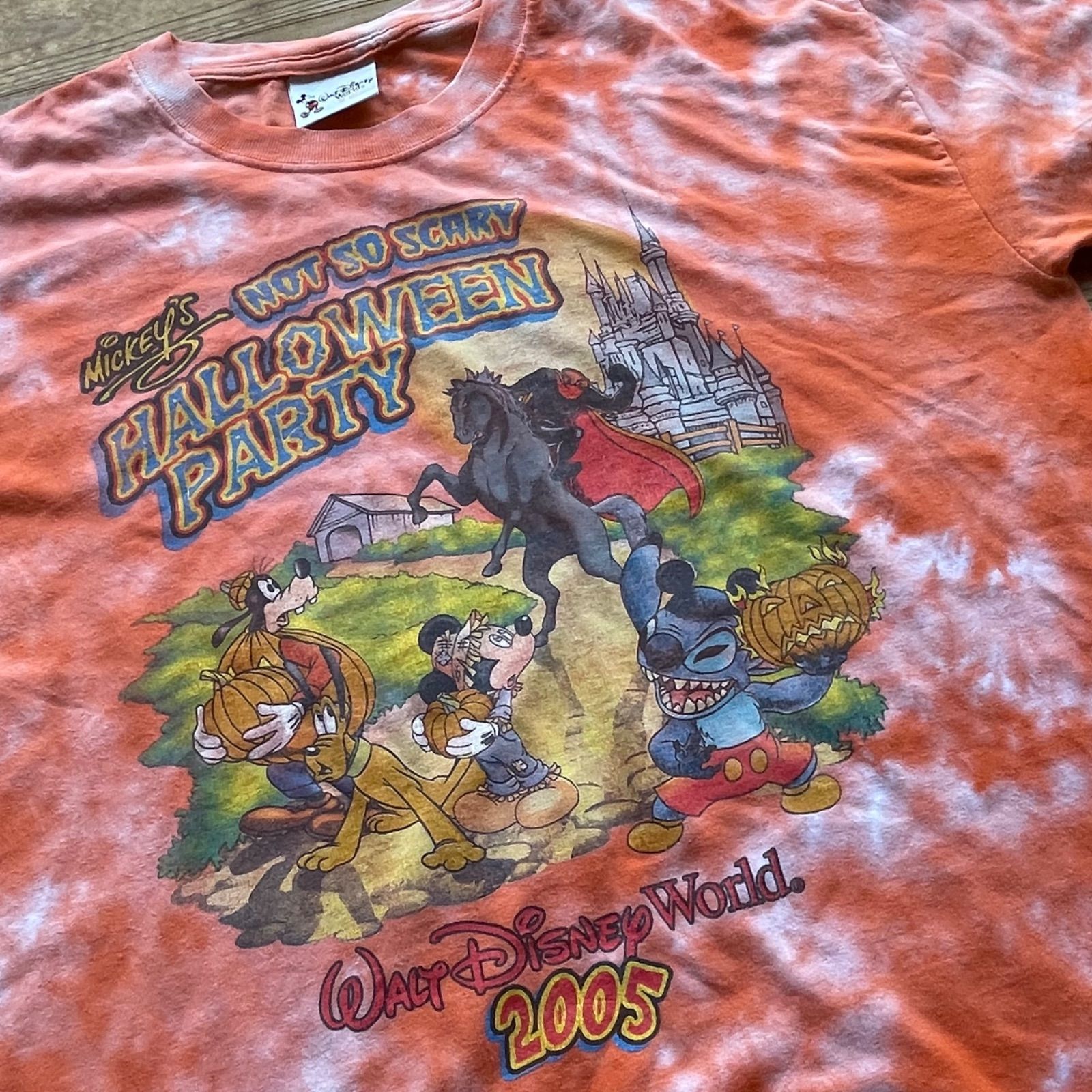 00's Walt Disney World Halloween 2005 Tシャツ mickey stitch