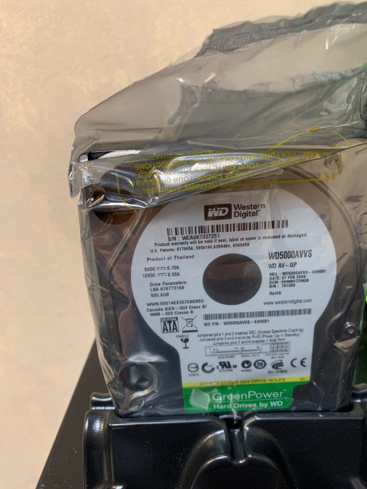 Western Digital WD5000AVVS -