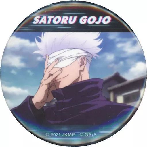 中古】バッジ・ピンズ 五条悟(青空) 「劇場版 呪術廻戦 0 キャラバッジ
