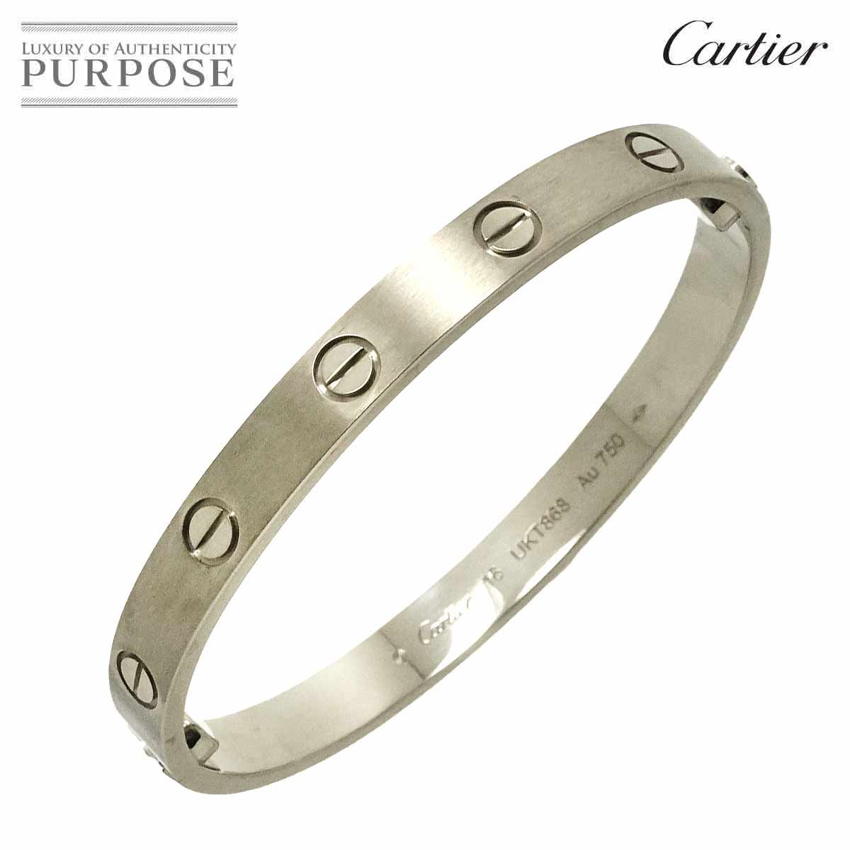 カルティエ Cartier ラブ ブレス #16 K18 WG 750 ブレスレット