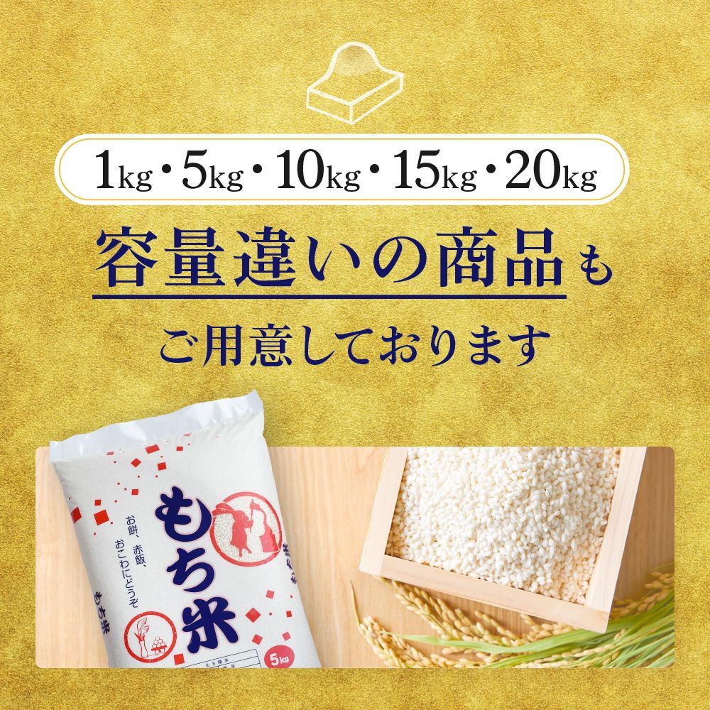 令和5年産 もち米 5kg 秋田県産 きぬのはだ もち精米 もち玄米 ※沖縄