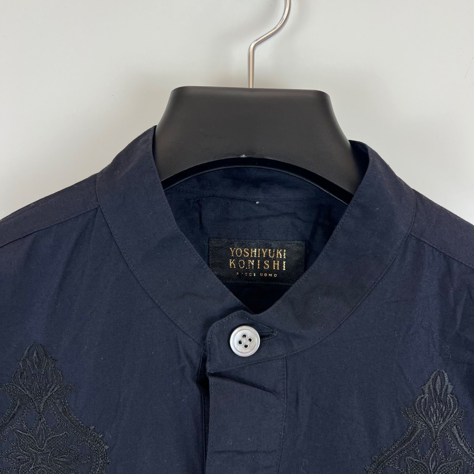 FICCE UOMO 00s YOSHIYUKI KONISHI stand collar long shirts